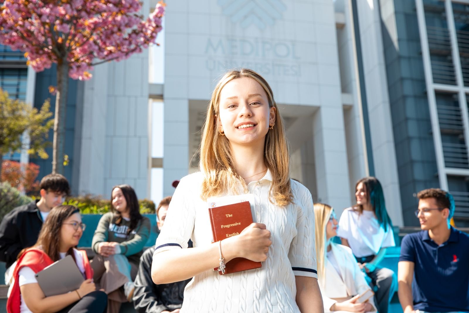 University students preparing for study